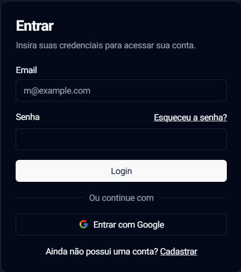 Login no Workdeeal