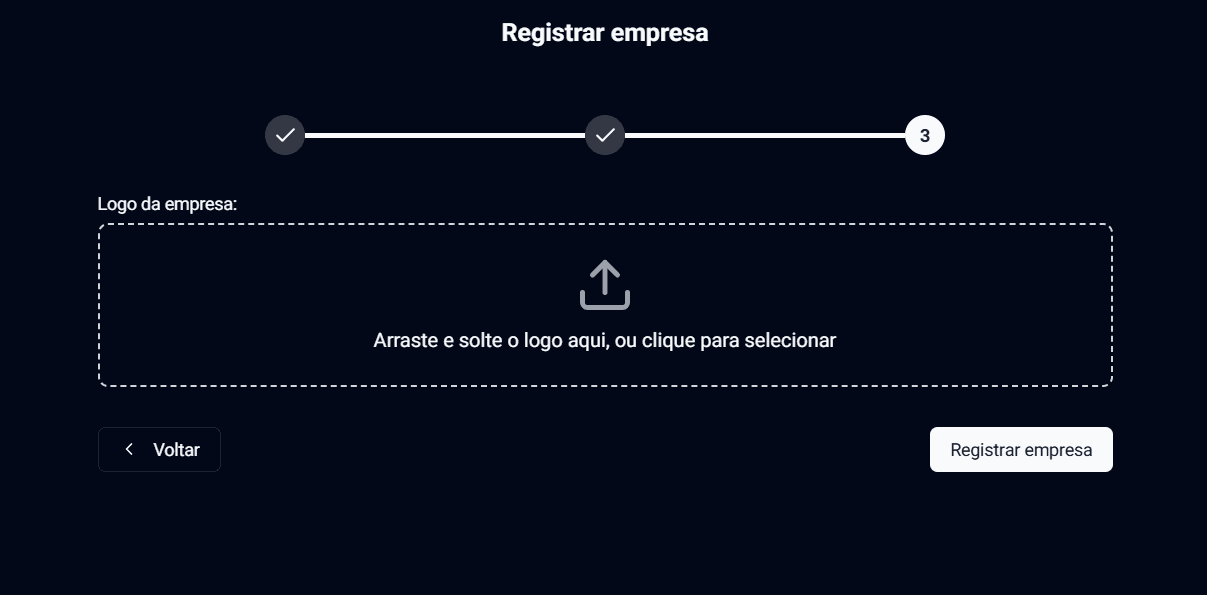 Registro no Workdeeal